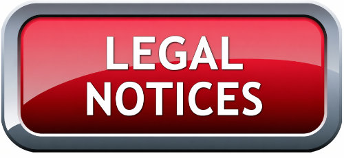 Button to take you to the Legal Notices website